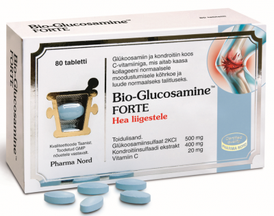 glukosamiini pluss chondroitiin tab 600 mg n60